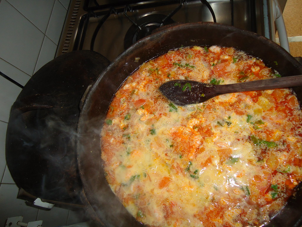 Moqueca cearense de camarão